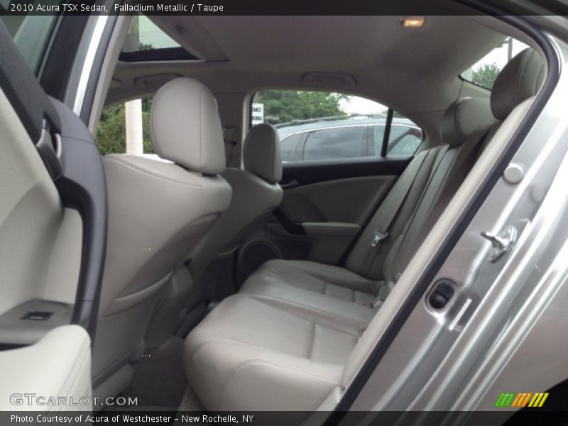 Palladium Metallic / Taupe 2010 Acura TSX Sedan