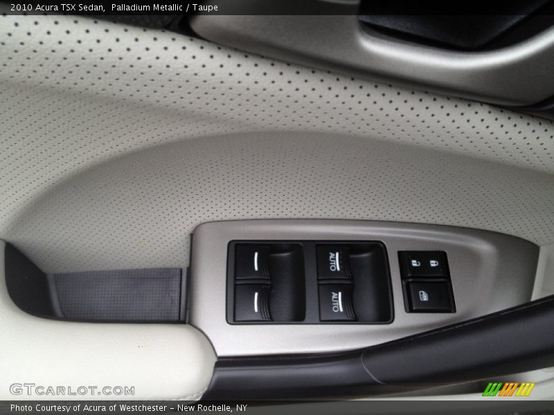 Palladium Metallic / Taupe 2010 Acura TSX Sedan
