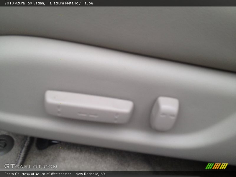 Palladium Metallic / Taupe 2010 Acura TSX Sedan