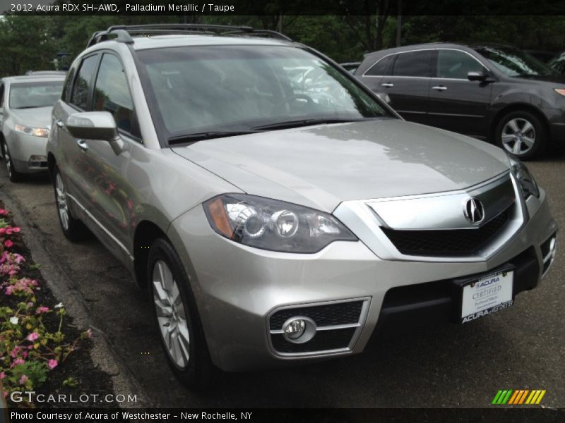 Palladium Metallic / Taupe 2012 Acura RDX SH-AWD