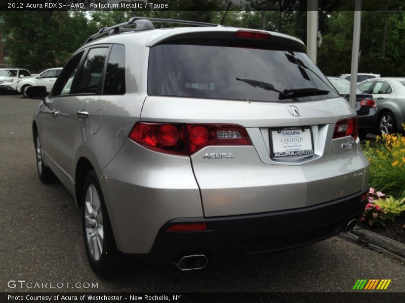 Palladium Metallic / Taupe 2012 Acura RDX SH-AWD