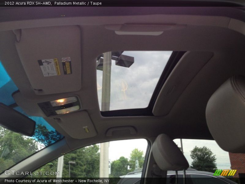 Palladium Metallic / Taupe 2012 Acura RDX SH-AWD