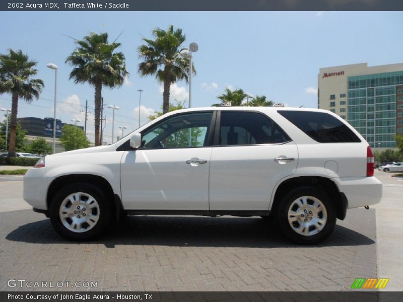 Taffeta White / Saddle 2002 Acura MDX