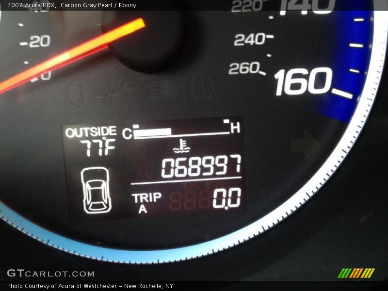 Carbon Gray Pearl / Ebony 2007 Acura RDX