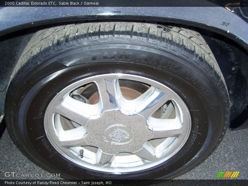 Sable Black / Oatmeal 2000 Cadillac Eldorado ETC