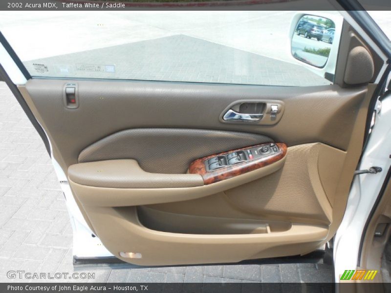 Taffeta White / Saddle 2002 Acura MDX