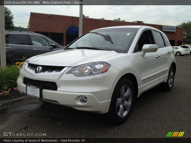 White Diamond Pearl / Ebony 2009 Acura RDX SH-AWD