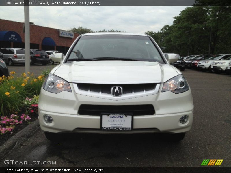 White Diamond Pearl / Ebony 2009 Acura RDX SH-AWD