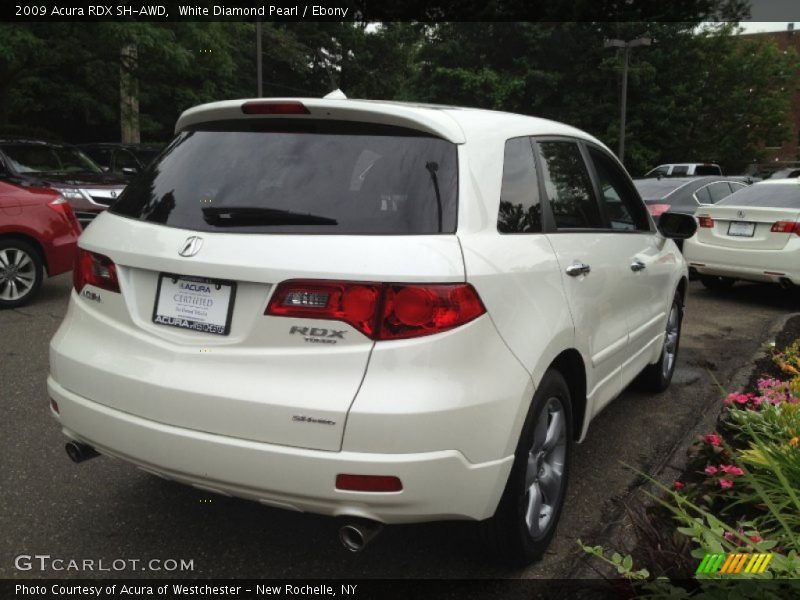 White Diamond Pearl / Ebony 2009 Acura RDX SH-AWD