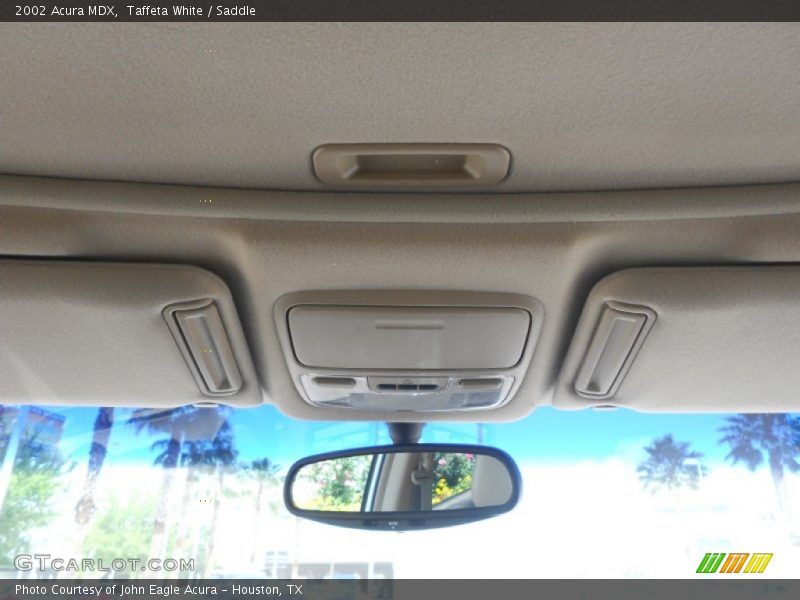 Taffeta White / Saddle 2002 Acura MDX