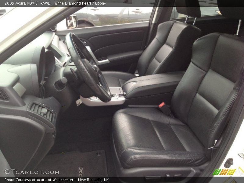 White Diamond Pearl / Ebony 2009 Acura RDX SH-AWD