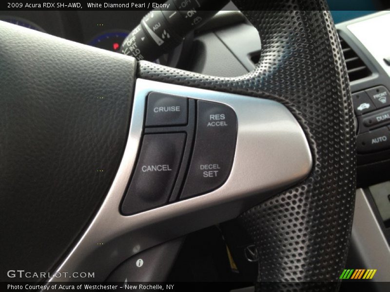 White Diamond Pearl / Ebony 2009 Acura RDX SH-AWD