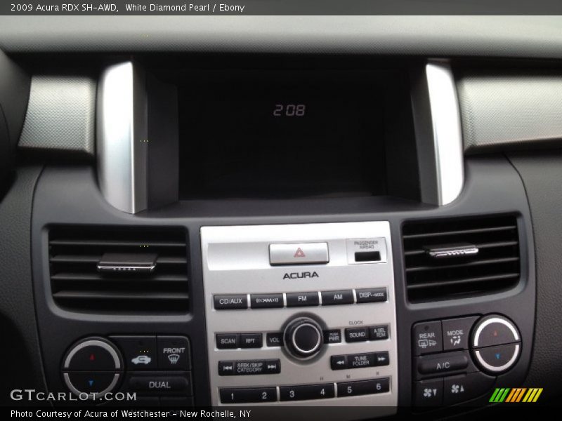 White Diamond Pearl / Ebony 2009 Acura RDX SH-AWD