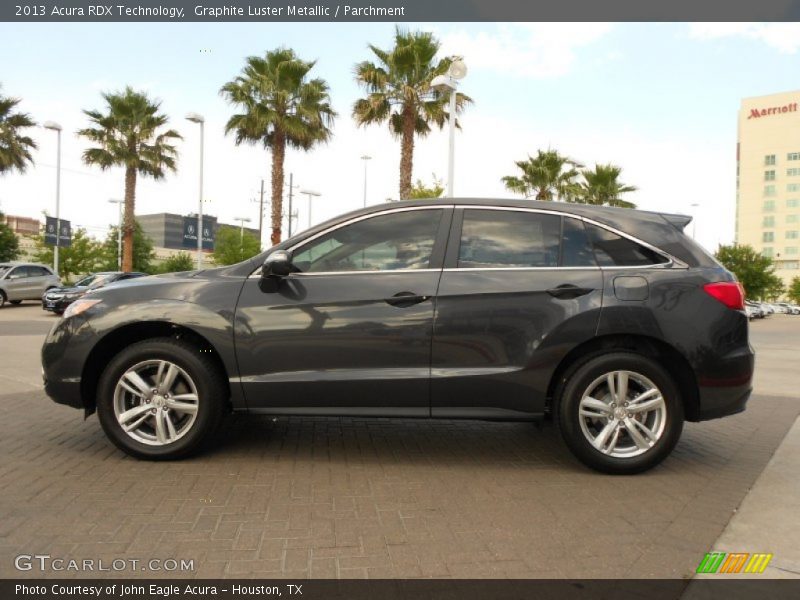 Graphite Luster Metallic / Parchment 2013 Acura RDX Technology