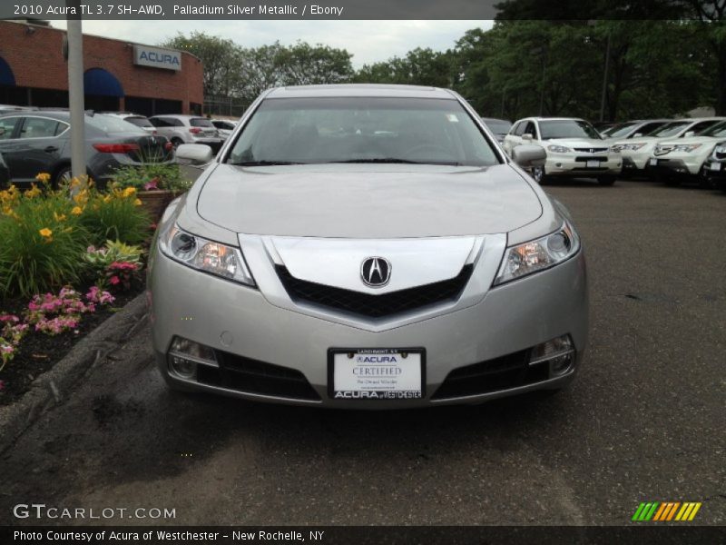 Palladium Silver Metallic / Ebony 2010 Acura TL 3.7 SH-AWD