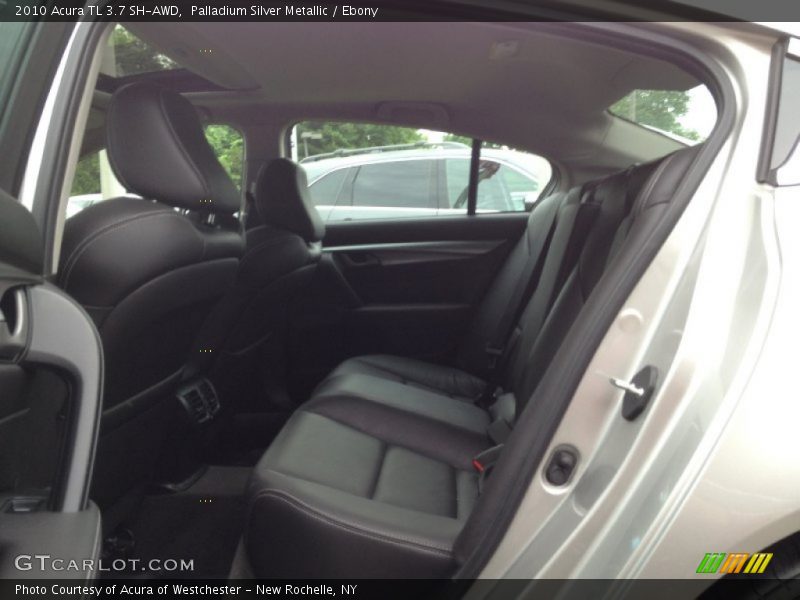 Palladium Silver Metallic / Ebony 2010 Acura TL 3.7 SH-AWD