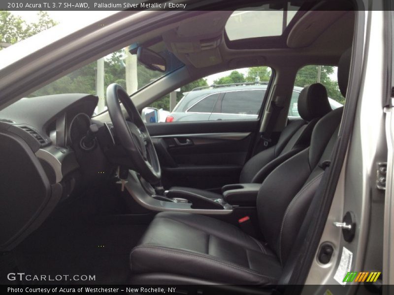 Palladium Silver Metallic / Ebony 2010 Acura TL 3.7 SH-AWD