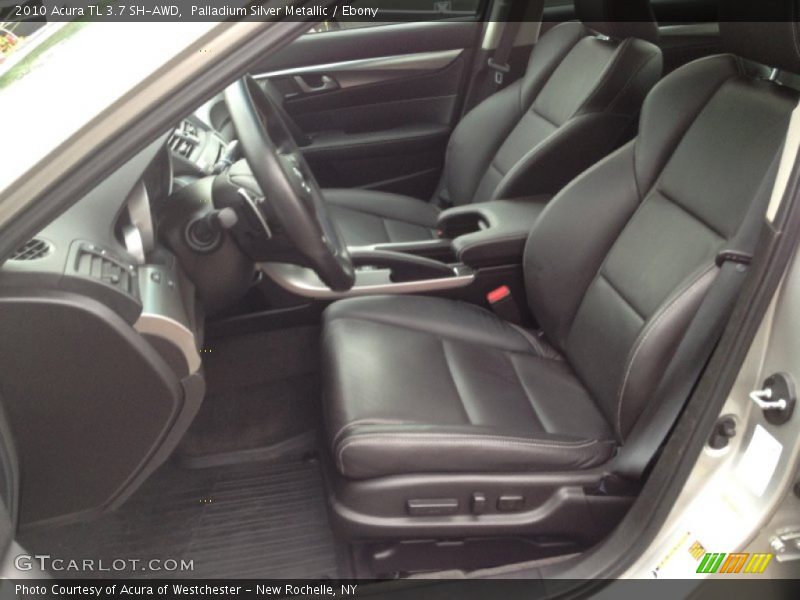 Palladium Silver Metallic / Ebony 2010 Acura TL 3.7 SH-AWD