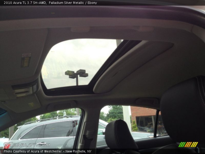 Palladium Silver Metallic / Ebony 2010 Acura TL 3.7 SH-AWD