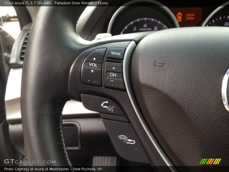 Palladium Silver Metallic / Ebony 2010 Acura TL 3.7 SH-AWD