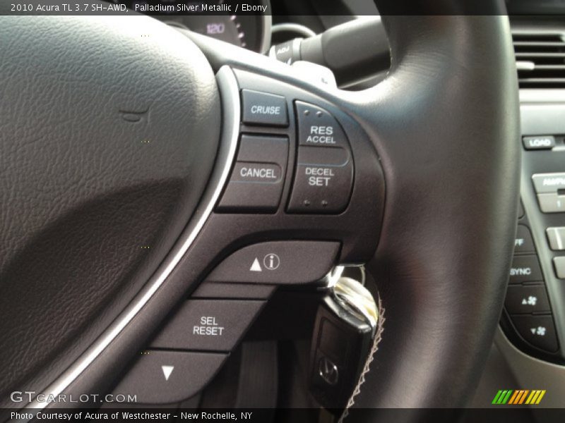 Palladium Silver Metallic / Ebony 2010 Acura TL 3.7 SH-AWD