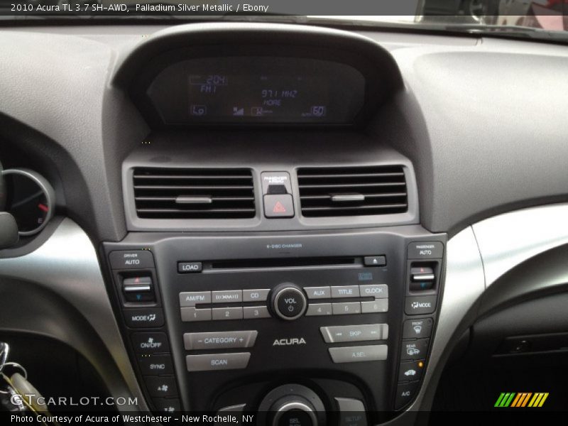Palladium Silver Metallic / Ebony 2010 Acura TL 3.7 SH-AWD