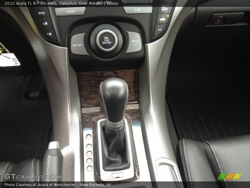 Palladium Silver Metallic / Ebony 2010 Acura TL 3.7 SH-AWD