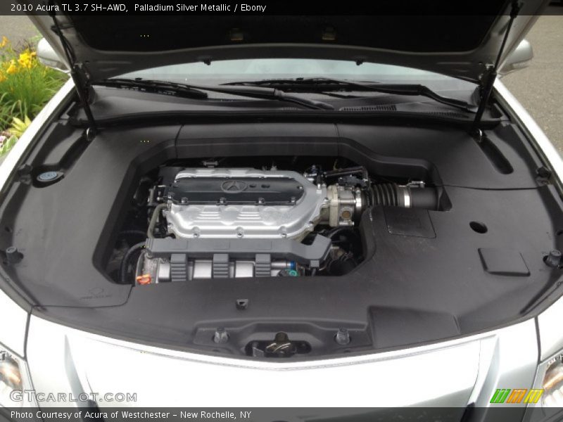 Palladium Silver Metallic / Ebony 2010 Acura TL 3.7 SH-AWD