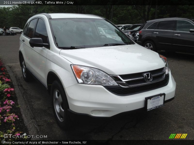Taffeta White / Gray 2011 Honda CR-V LX 4WD