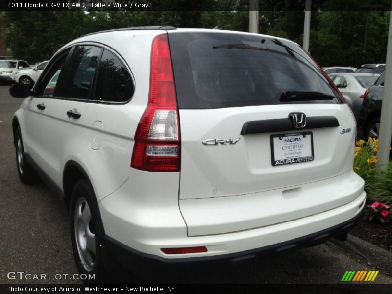 Taffeta White / Gray 2011 Honda CR-V LX 4WD