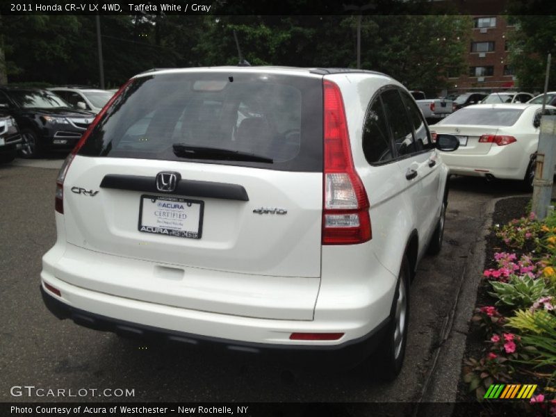 Taffeta White / Gray 2011 Honda CR-V LX 4WD