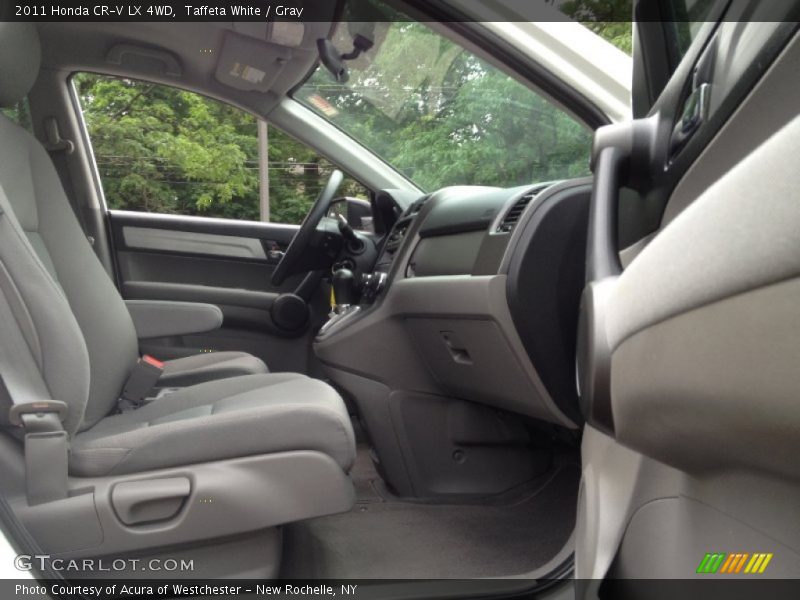 Taffeta White / Gray 2011 Honda CR-V LX 4WD