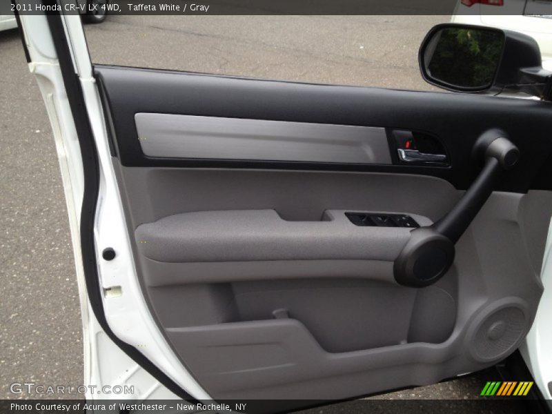 Taffeta White / Gray 2011 Honda CR-V LX 4WD