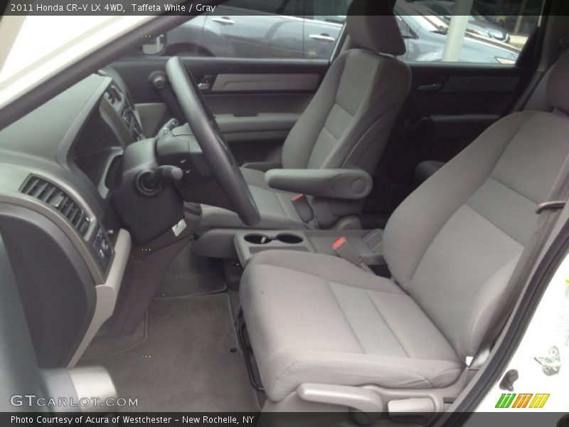 Taffeta White / Gray 2011 Honda CR-V LX 4WD