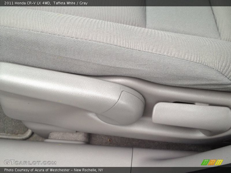 Taffeta White / Gray 2011 Honda CR-V LX 4WD