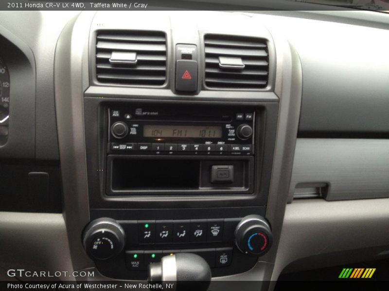 Taffeta White / Gray 2011 Honda CR-V LX 4WD