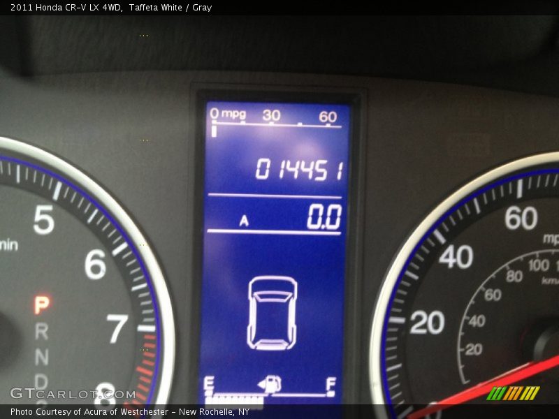 Taffeta White / Gray 2011 Honda CR-V LX 4WD