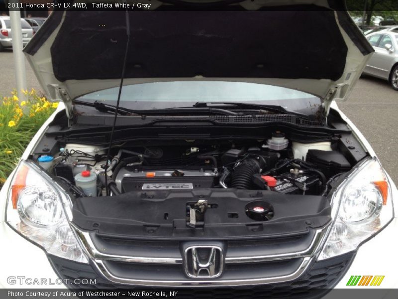 Taffeta White / Gray 2011 Honda CR-V LX 4WD