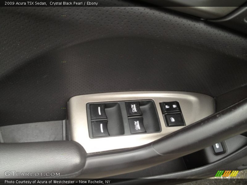 Crystal Black Pearl / Ebony 2009 Acura TSX Sedan