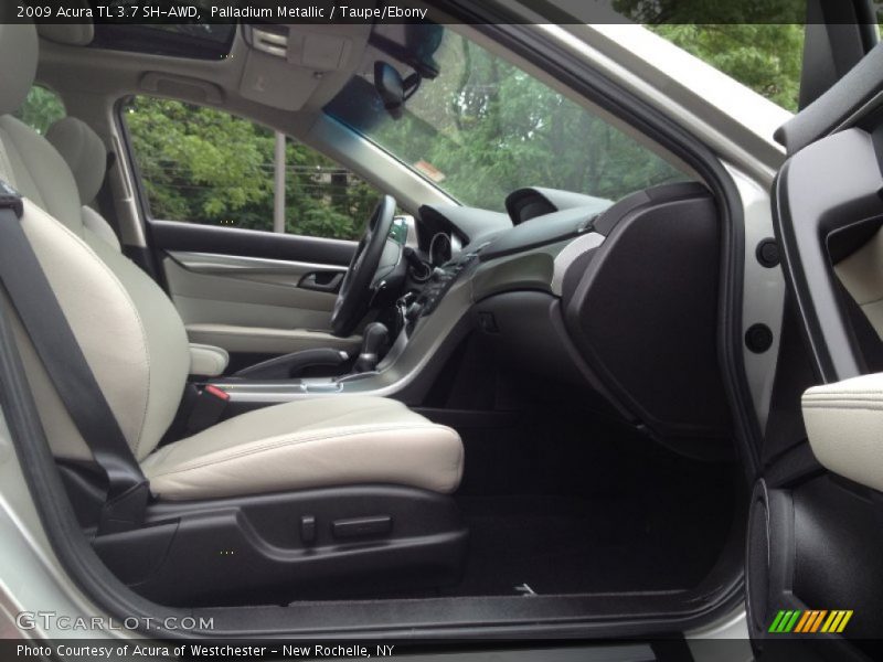 Palladium Metallic / Taupe/Ebony 2009 Acura TL 3.7 SH-AWD