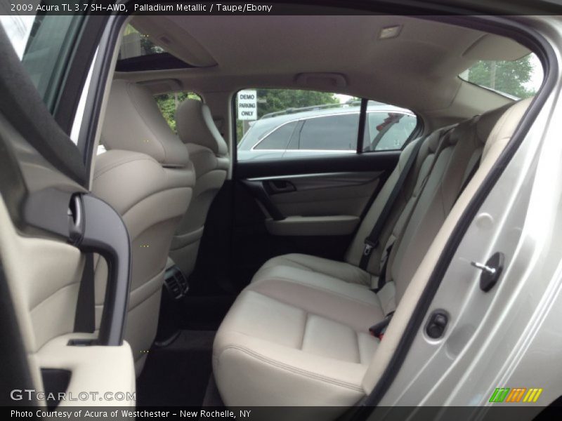 Palladium Metallic / Taupe/Ebony 2009 Acura TL 3.7 SH-AWD