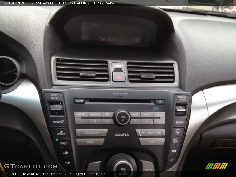 Palladium Metallic / Taupe/Ebony 2009 Acura TL 3.7 SH-AWD