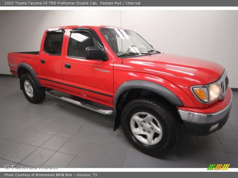 Front 3/4 View of 2003 Tacoma V6 TRD PreRunner Double Cab
