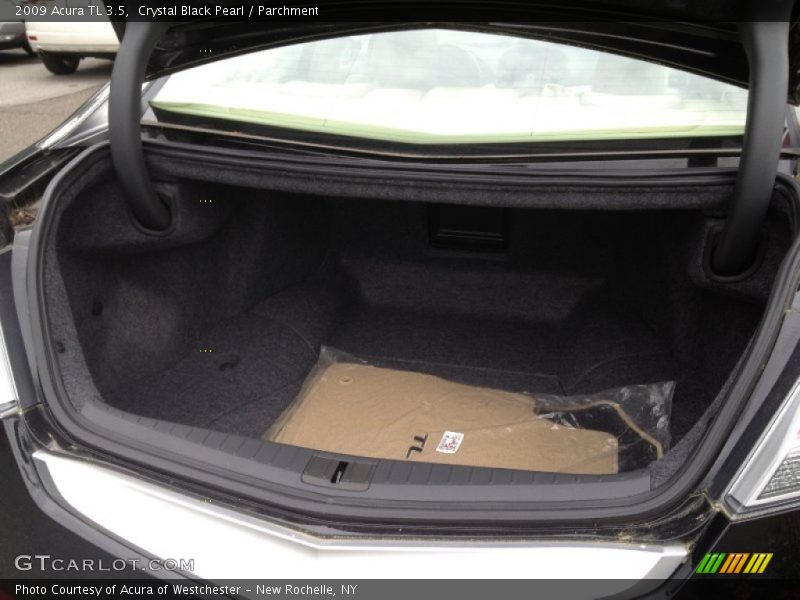 Crystal Black Pearl / Parchment 2009 Acura TL 3.5