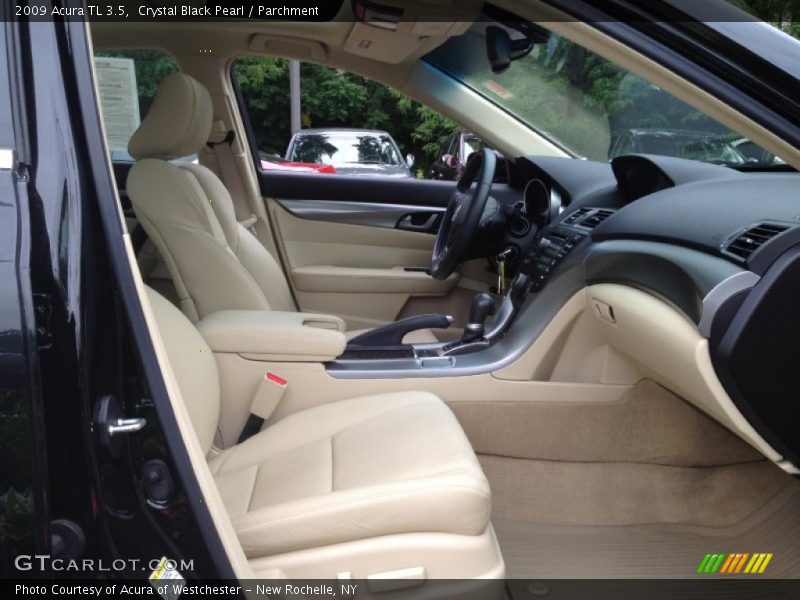 Crystal Black Pearl / Parchment 2009 Acura TL 3.5