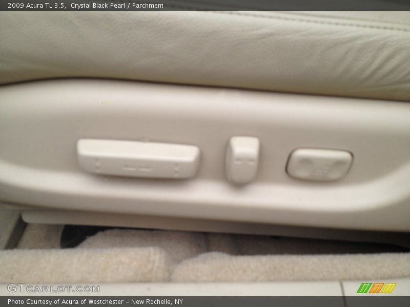 Crystal Black Pearl / Parchment 2009 Acura TL 3.5