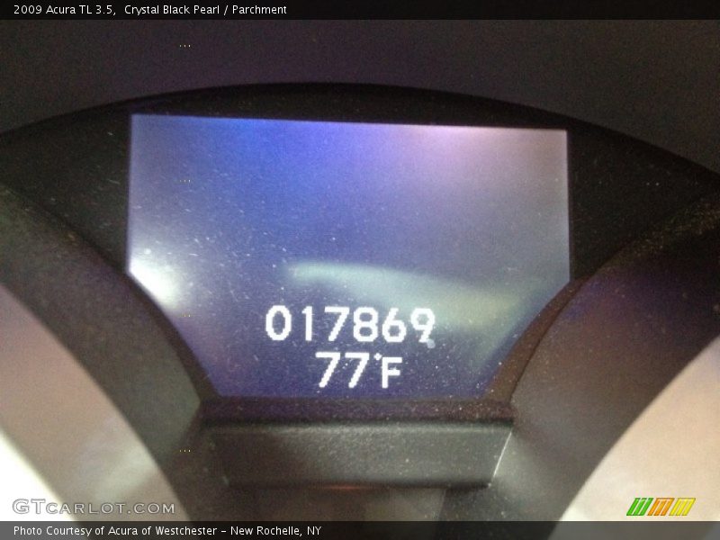 Crystal Black Pearl / Parchment 2009 Acura TL 3.5