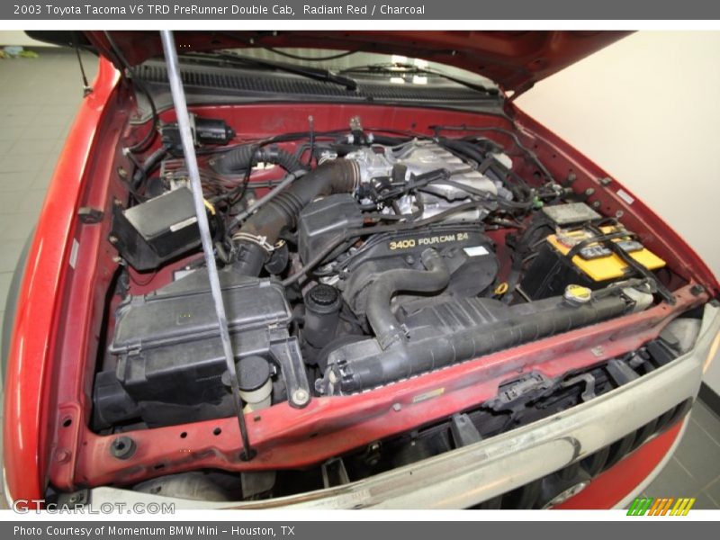 Radiant Red / Charcoal 2003 Toyota Tacoma V6 TRD PreRunner Double Cab