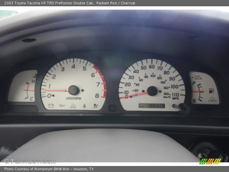  2003 Tacoma V6 TRD PreRunner Double Cab V6 TRD PreRunner Double Cab Gauges