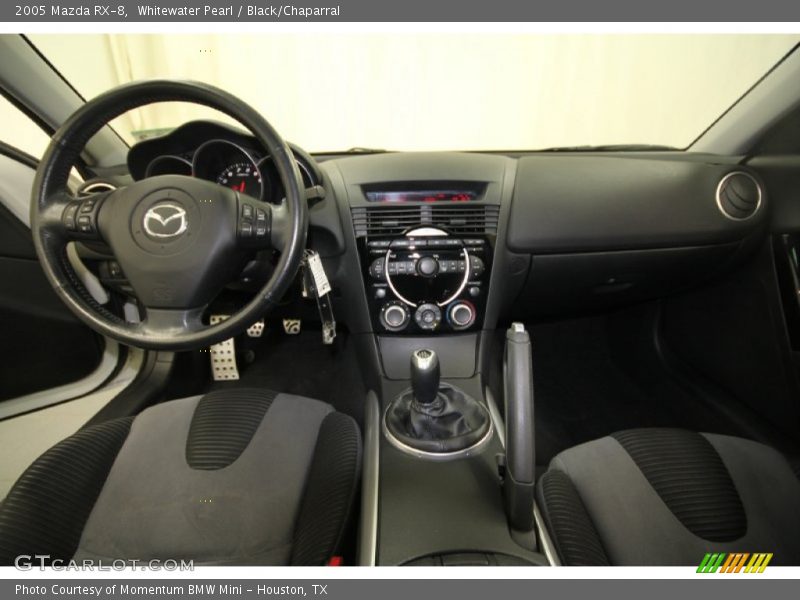 Whitewater Pearl / Black/Chaparral 2005 Mazda RX-8